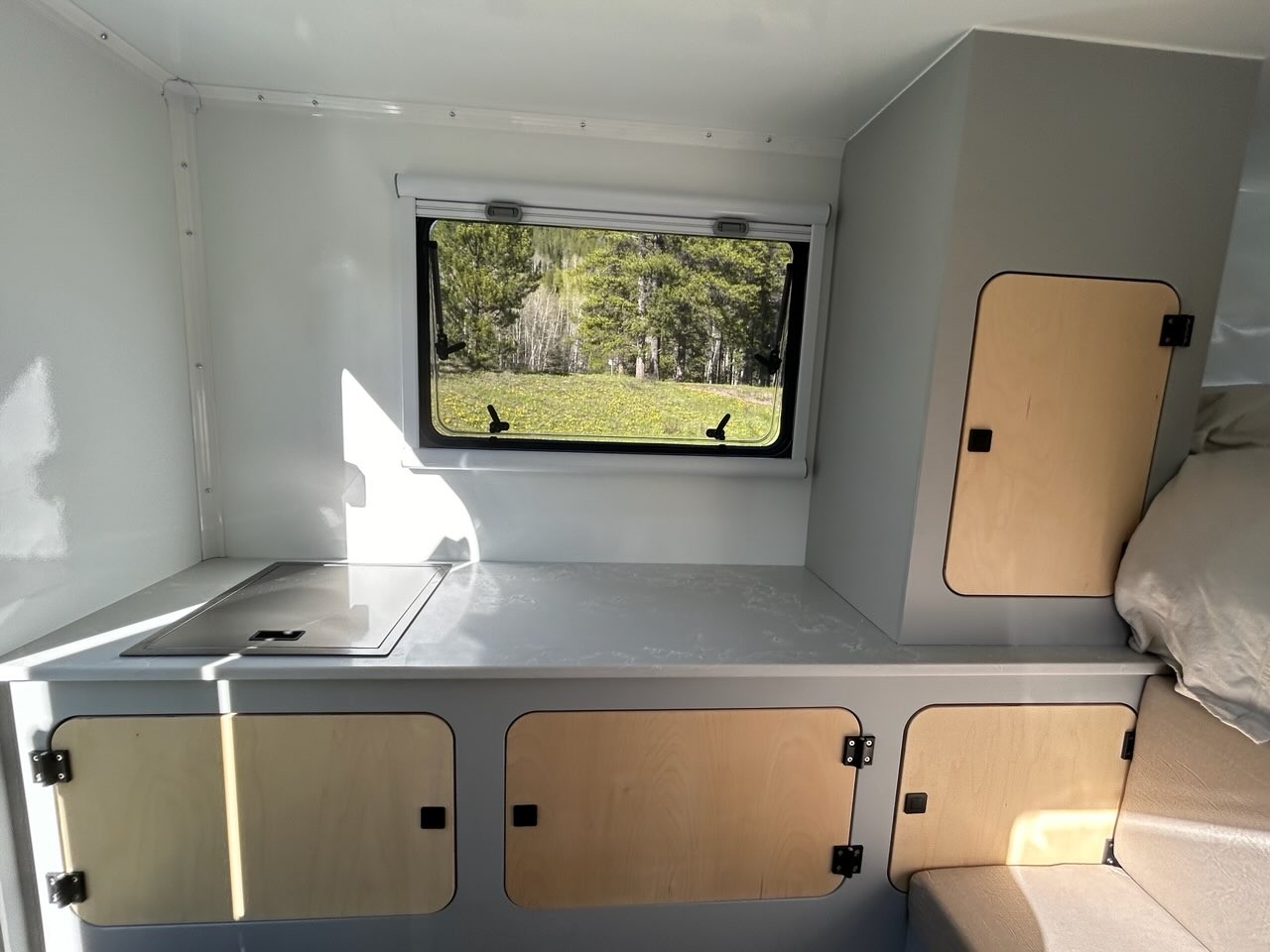 camper internal finished sink industrial